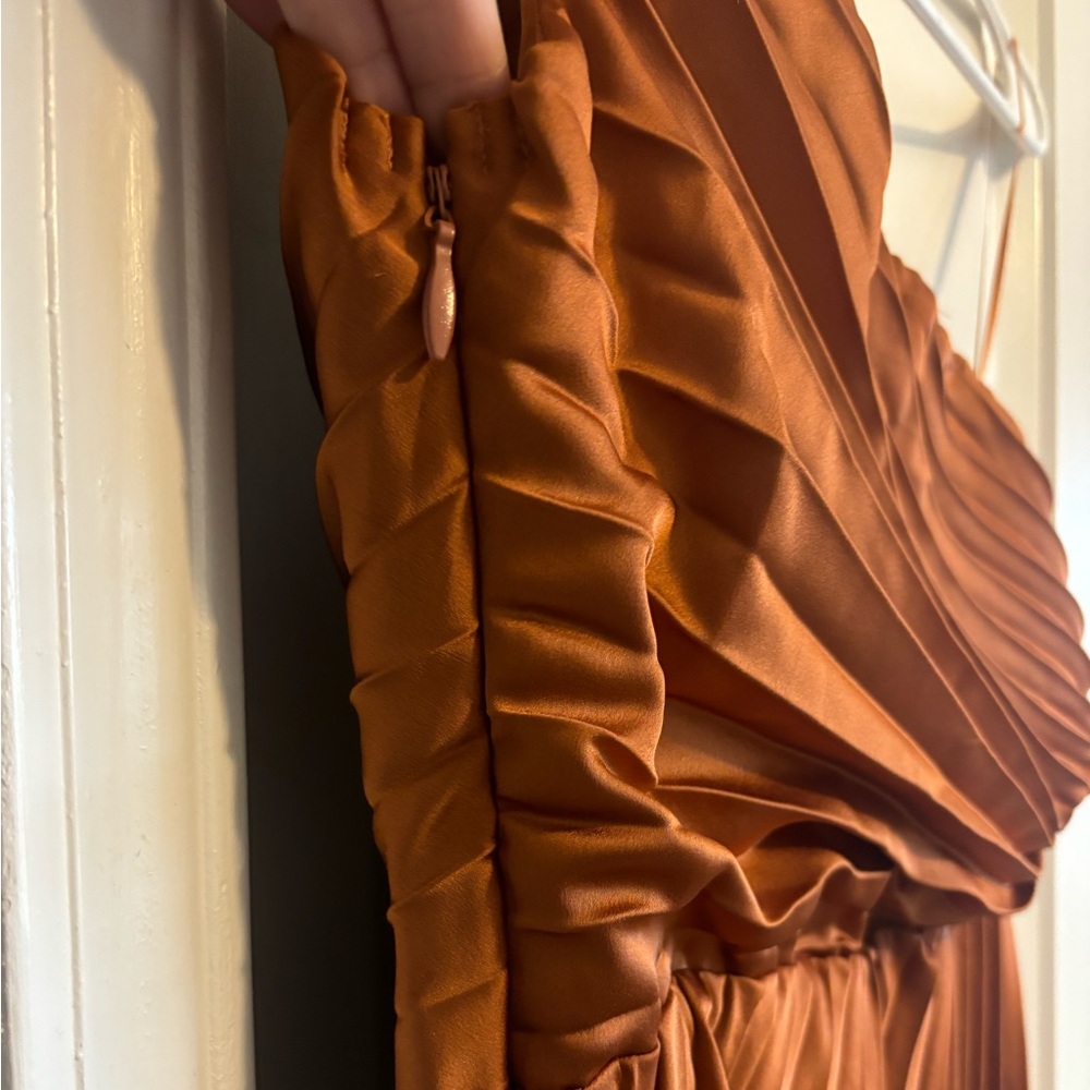 NWT Abercrombie & Fitch Giselle one shoulder Dress - Picture 5 of 8